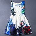 20 Colors Hot Sale Baby Girls Party Dress Floral Embroidery Kids Princess Dresses Children Clothing Sleeveless