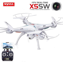 Drones With Camera HD 4 Channel WIFI Control With LED Light Droner FPV X5SW Four-Axle Vehicle UAV Aerial RC Plane Model