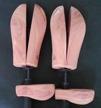 Twin Tube Red Cedar Wood Adjustable Unisex Men/Women Adjustable 2-Way SupportTrees Shoes Stretcher Holder Shaper