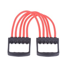 Retail wholesale Indoor Sports Chest Expander Puller Exercise Fitness Resistance Cable Band Yoga