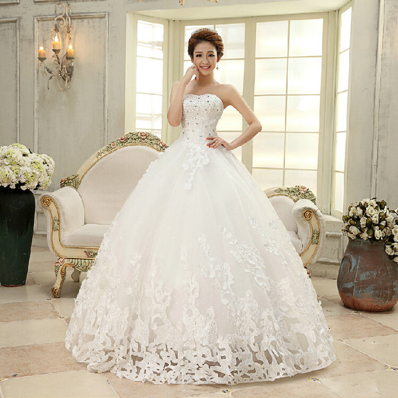 wedding dress with long train