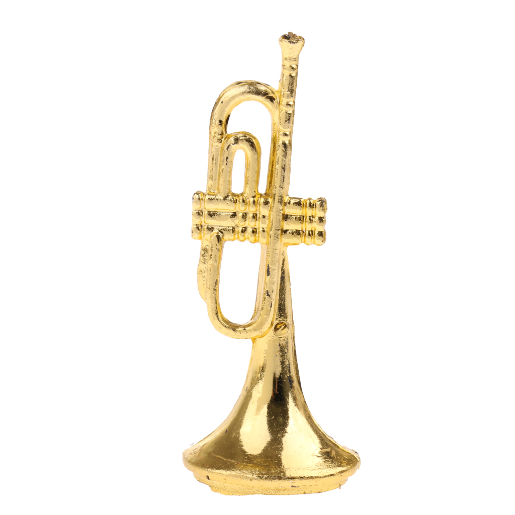 1/12 scale miniature plastic bend brass musical instrument model