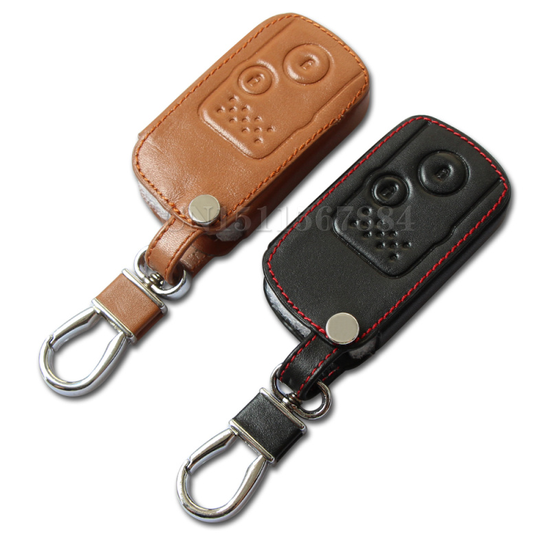 Leather honda car key rings #2