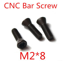 50pcs M2 x 8mm M2*8  Insert Torx Screw CNC Bar Replaces Carbide Inserts CNC Lathe Tool