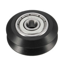 3D Printer V Type Plastic wheel Pulley with ball Bearings Passive Round wheel Idler Pulley Gear perlin wheel