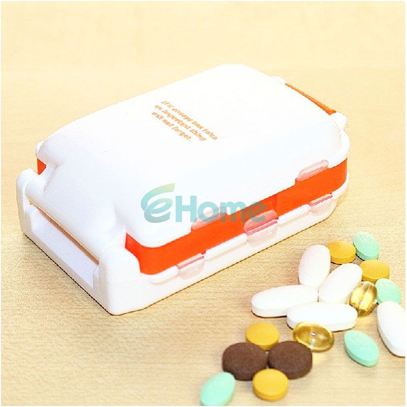 Portable Mini Sort Folding Vitamin Medicine Drug Container Pill Box Storage Case 57604