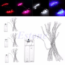 24 LED String Fairy Light Lamp Christmas Wedding Party Xmas Garden Decor Outdoor