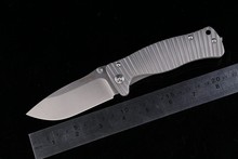 León de acero titanium de la alta calidad cuchillo plegable D2 caza que acampa utilidad general bolsillo de la supervivencia cuchillos exterior herramientas EDC