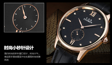Fashion men and women s business casual wristwatch rose goldren diamond dial watch with calendar small
