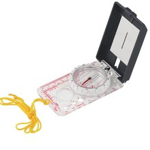 5X Ruler Map Scale Mirror Navigation Compass Scouts Outdoor Camping Survival Kits