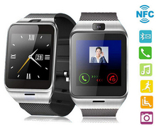 Оригинальный GV18 NFC смарт-bluetooth часы для iPhone Android телефон для Samsung наручные Smartwatch с камерой SIM карт памяти(China (Mainland))
