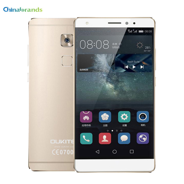 Free Case OUKITEL U13 5.5'' 4G Smartphone Android 6.0 MTK6753 Octa Core 1.3GHz 3GB 64GB 13.0MP Fingerprint Senor FOTA Dual SIM