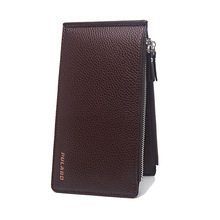 Baellerry Genuine Leather Wallets High Quality Vintage Famous Men Wallet carteira masculina billetera hombre Brief Wallets