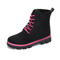 Winter Casual Women Boots Hot Women Warm Martin Ankle Boots Women Lace Up Cotton Plus Velvet