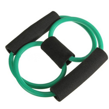 Resistance Training Bands Tube Workout Exercise For Yoga 8 Type Fashion Body Building Fitness Equipment Tool