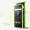 2016 newst high quality Aluminum metal frame bumper case for Sony Xperia Z5
