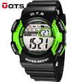 OTS Children Sports Watches LED Digital Fashion Boys And Girls Student Multifunctional Waterproof Wristwatches