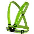 High visibility Reflection safety vest outdoor running cycling Vest harness reflective 3M fabric strip tap band