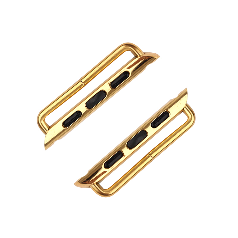 New Arrival Connection Gold Watch Band Adapter With Tool Stainless Steel For Apple Watch 42mm For
