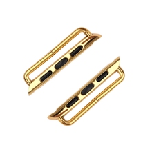 New Arrival Connection Gold Watch Band Adapter With Tool Stainless Steel For Apple Watch 42mm For