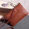 8 Candy Color Women Shoulder Messenger Envelope Bag Vintage Small Causal Leather Girl Handbags Purses Sling