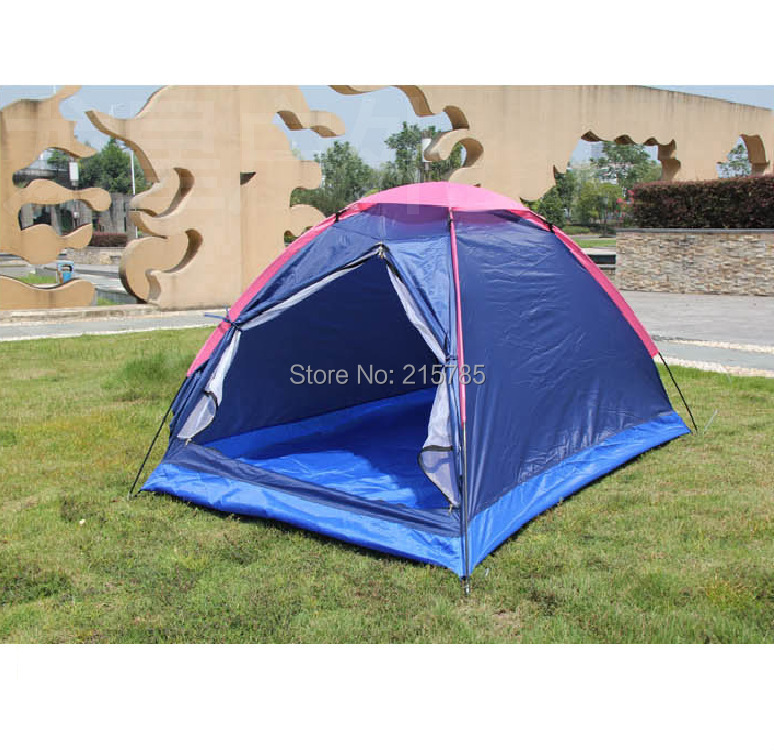 2015 good quality Waterproof Outdoor Camping Fishing Tent Single Layer Waterproof Portable UV-resistant Rain 2 Person Lovers
