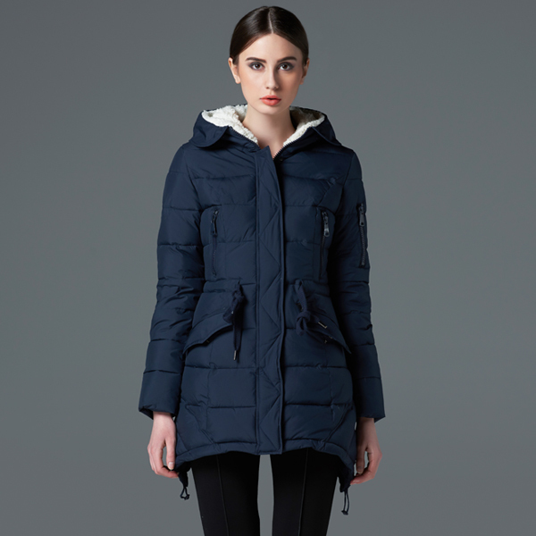 Ms icebear2015 new long thickening warm special offer have big cotton padded jacket coat code has