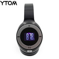 YTOM Foldable Bluetooth Headset LCD Display Stereo Handsfree Casque Audio Earphone Cordless Wireless Headphone support FM