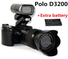 Polo D3200 digital camera 16 million pixel camera digital Professional SLR camera 21X optical zoom HD camera plus LED headlamps