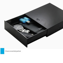 Desktop Computer 5 25 Bay Case Box Rack Blank Organizer Drawer for Storage Devices Memory Cards