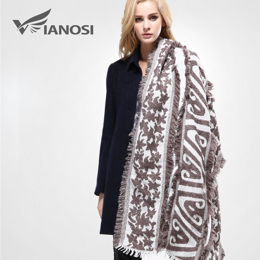 VIANOSI 2016 Women s Cozy font b Tartan b font Blanket Scarf Wrap Shawl Neck
