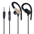 Newest High quality super Bass Sport Earhook In Ear Earphones Headset Headphone with mic For iPhone