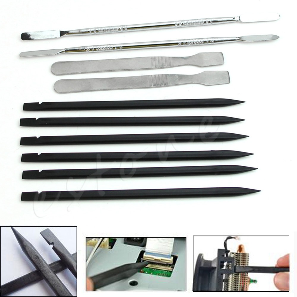 G104 Free Shipping 10 in 1 Opening Repair Tools Set Metal Pry Spudger for iPhone iPad iPod Tablets