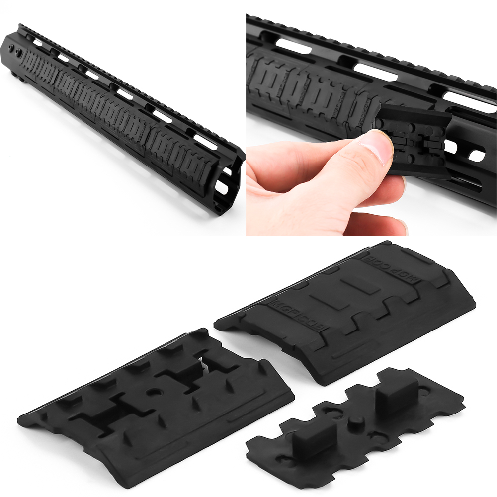 Hunting 5-slots Rail Cover Mounts Accessory Optics Rail Cover Protector Covers