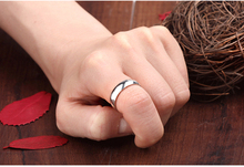 2015 new simple ring 4mm stainless steel color glossy titanium steel men s rings cheap jewelry