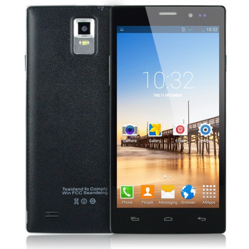 5 5 Inch Android Smartphone Mobile Cellphone MTK6572 Dual Core Big Screen ROM 4GB Unlocked Dual