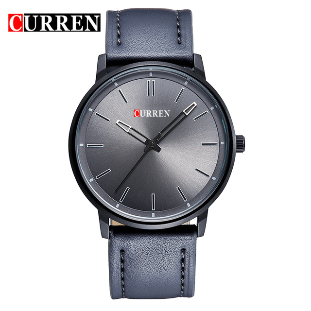 CURREN Luxury Brand Relogio Masculino Дата Кожа Случайные Люди Вахты Спортивные Часы Кварцевые Военная Наручные Часы Мужской Часы 8233