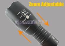 E17 CREE XM L2 2500LM tactical cree led Torch Zoom cree LED Flashlight Torch light For