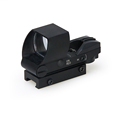 New Style Tactical 1X Magnification 4 Reticle Mini Red Green Dot Scope For CS Wargame Hunting