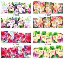 100 sheets Colorful Floral Nail Art Water Transfer Stickers Nails Decal Tips Beauty Decoration Full Wraps