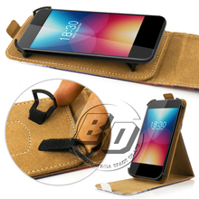 For Fly IQ4490I Era Nano 10 Case Universal 4 Inch Phone Flip PU Leather Printed Cases