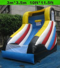 BK01 Crazy Price inflatable basketball game stand 0.55mm PVC + Repait Kits + 10ft * 11.5ft