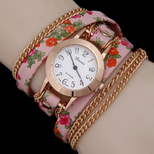 6 Colors New Arrival luxury brand Casual Women s Watches PU Leather Korean Crystal Rivet Bracelet