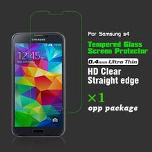 0.4mm Premium Quality Tempered Glass Screen Protector Film for Samsung Galaxy S4 i9500