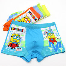 Boys underwear panties Despicable Me Minion children pants Bamboo fiber baby boy boxer underpants briefs underware