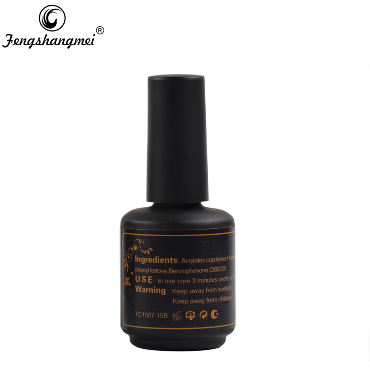 Description Picture 4 of itemFengshangmei 15ml Nail Gel Top Coat No Wipe UV Gel Varnish Sealing Shining Clear Nail Gel Diamond Topcoat