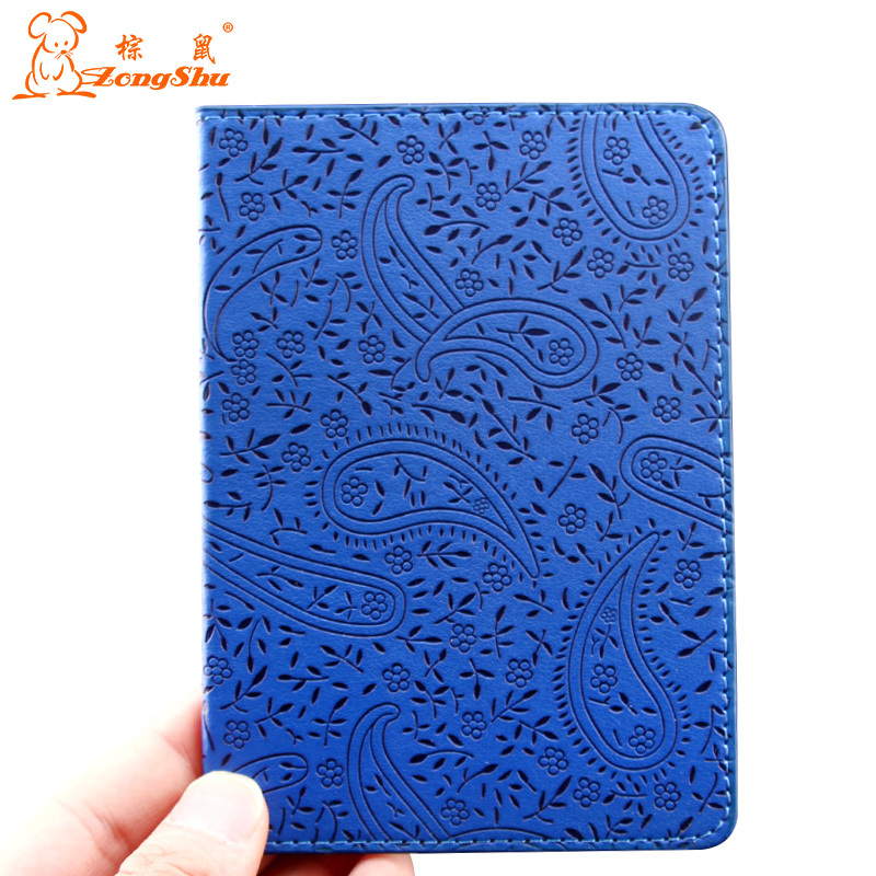 ZS 2015 Lavender Passport Holder Cover PU Leather ID Card Travel Ticket Pouch Packages passport Covers