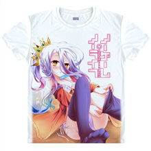 No Game No Life T-shirts kawaii Japanese Anime t shirt Manga Shirt Cute Cartoon Sora Shiro Cosplay shirts 40997062138 tee 429