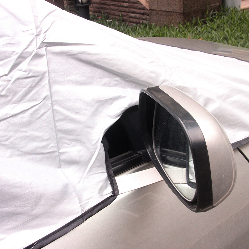2027Day Delivery++ Half Car Cover UV Protection Waterproof Outdoor