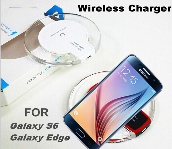 New Universal Qi Wireless Charger Charging Pad for Galaxy S6 Galaxy S6 Edge Moto 360 Smart